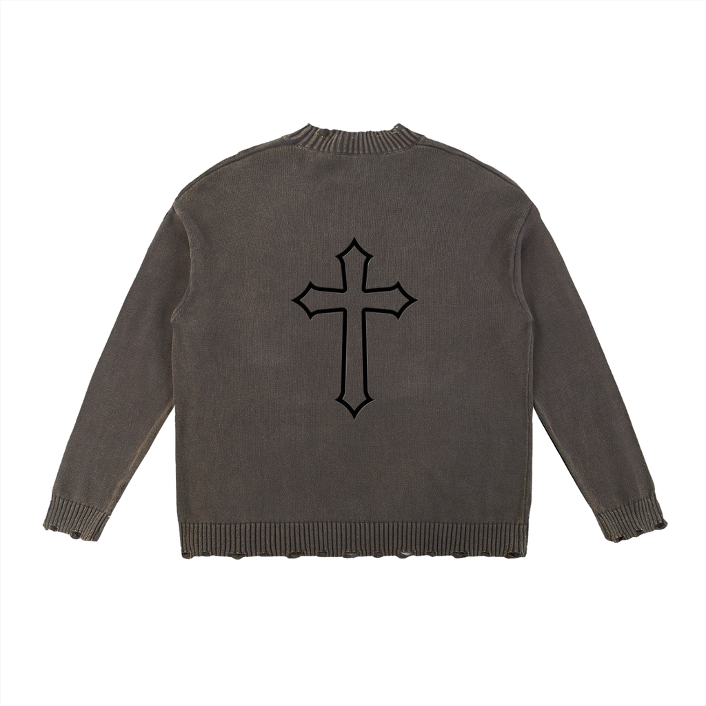 Vintage Washed "Sanctified" Sweater