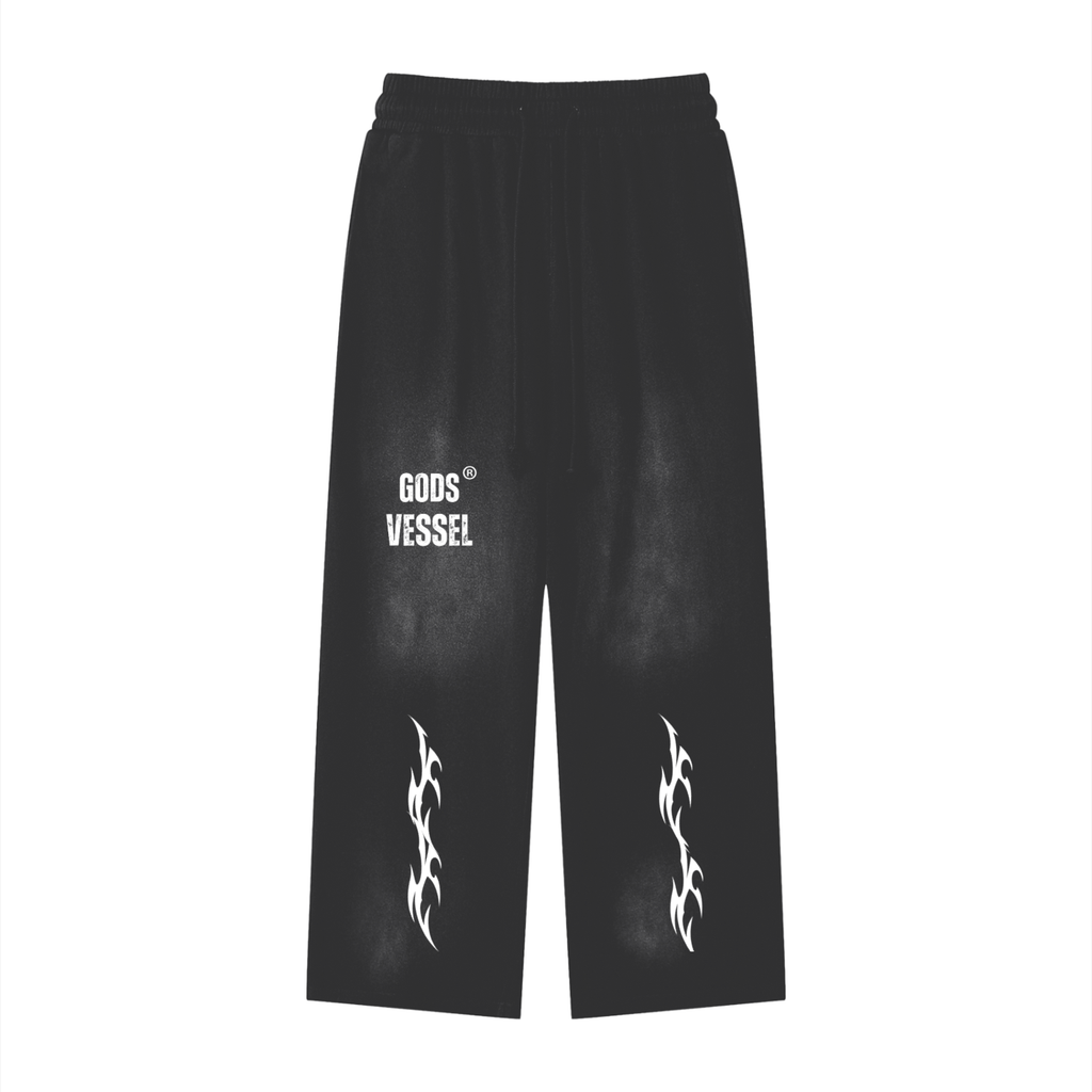 Gods Gotchu Acid Washed Streetwear Sweatpants.