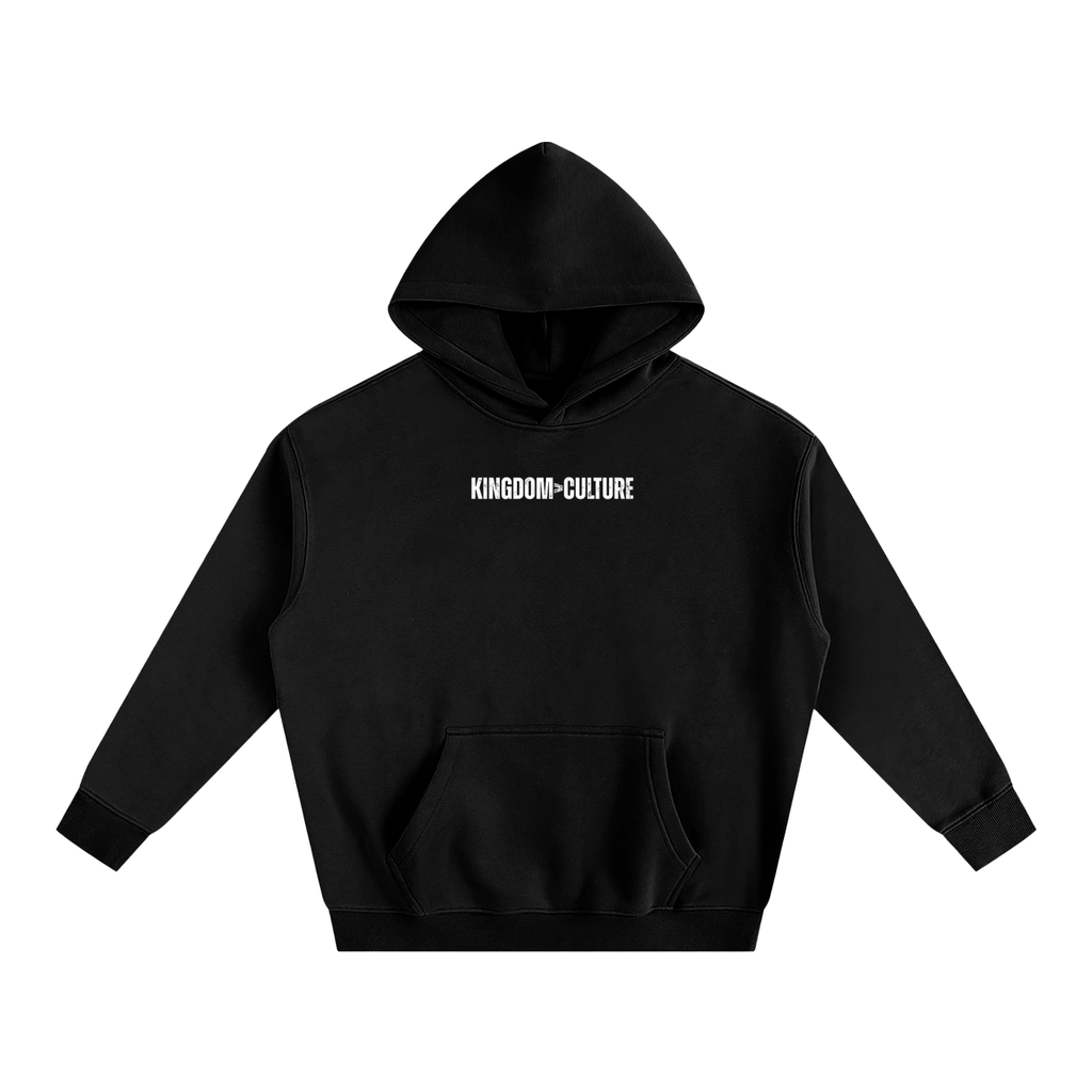 Oversize Unisex Fleeced "Kingdom Over Culture" Hoodie