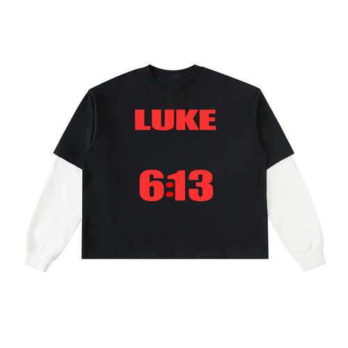 Luke 6:13 Heavyweight Oversized Long Sleeve