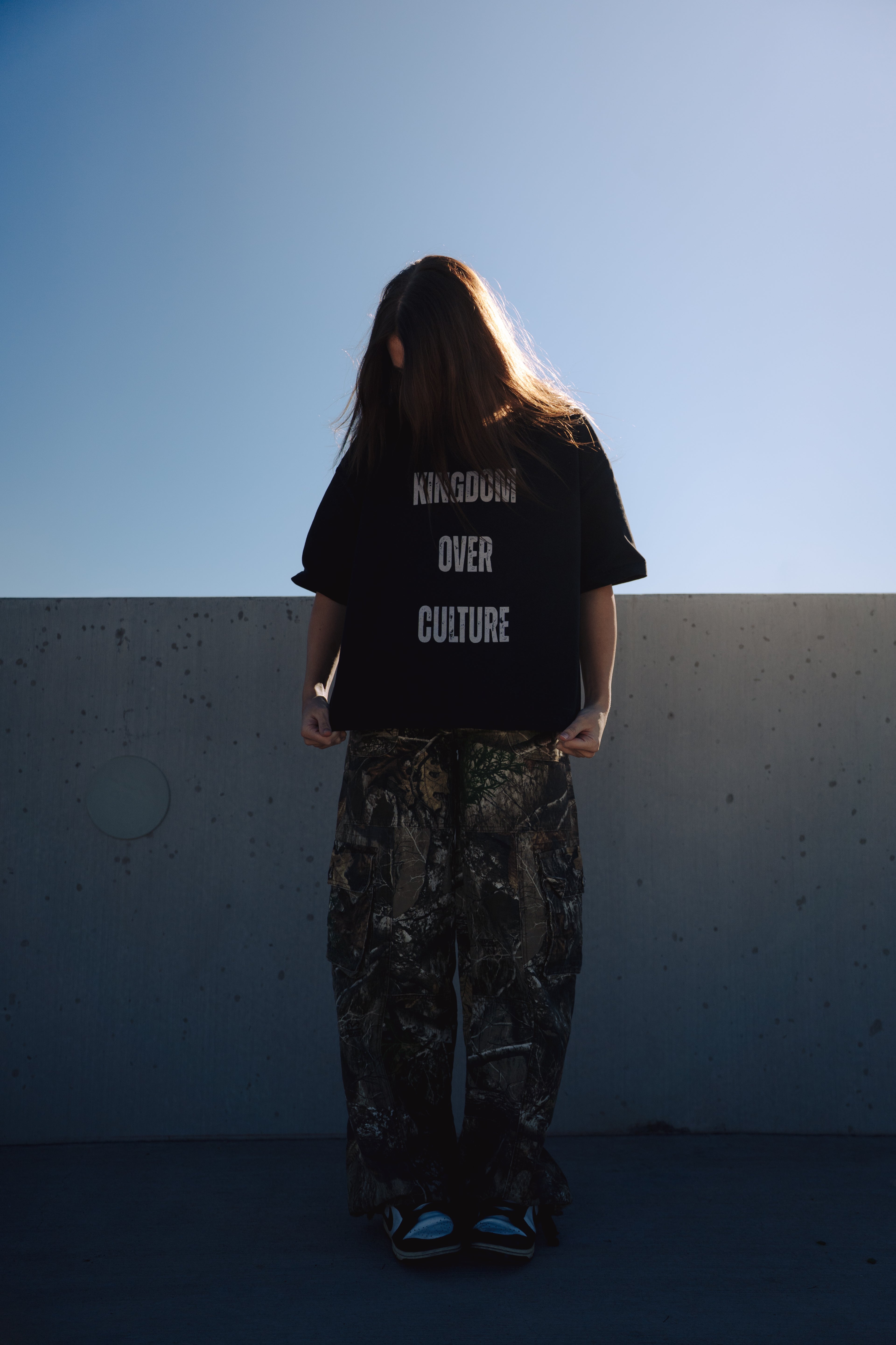 Vintage Washed Unisex "Kingdom over Culture" Tee