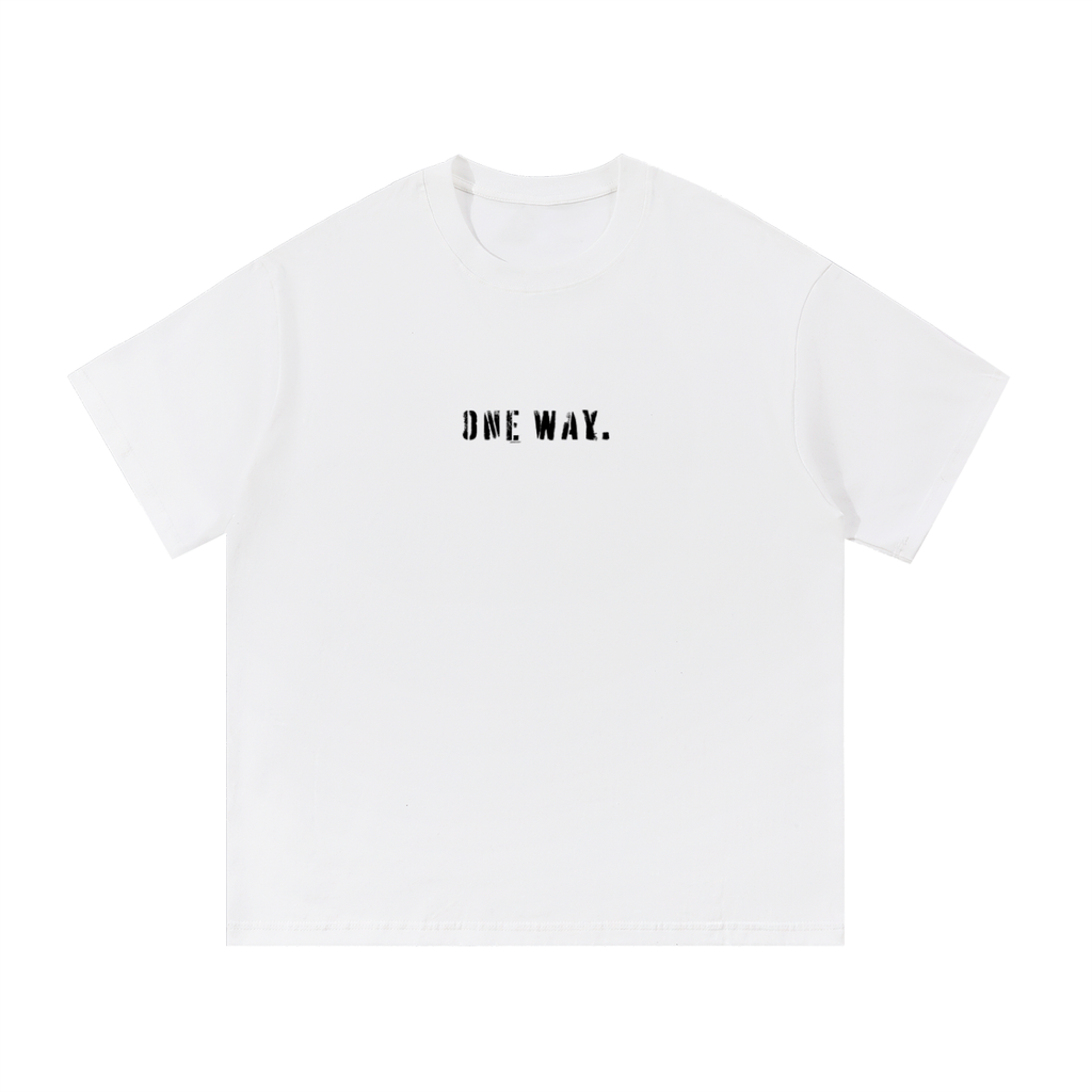 Oversized "One Way" Heavyweight Tee