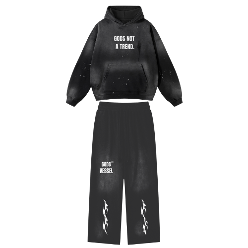 Gods Not A Trend Hoodie And Sweatpants Bundle.