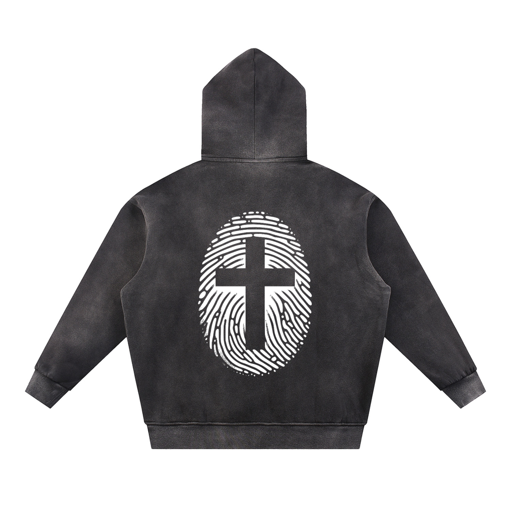 Sun Fade "Forgiven And Free" Steetwear Hoodie.