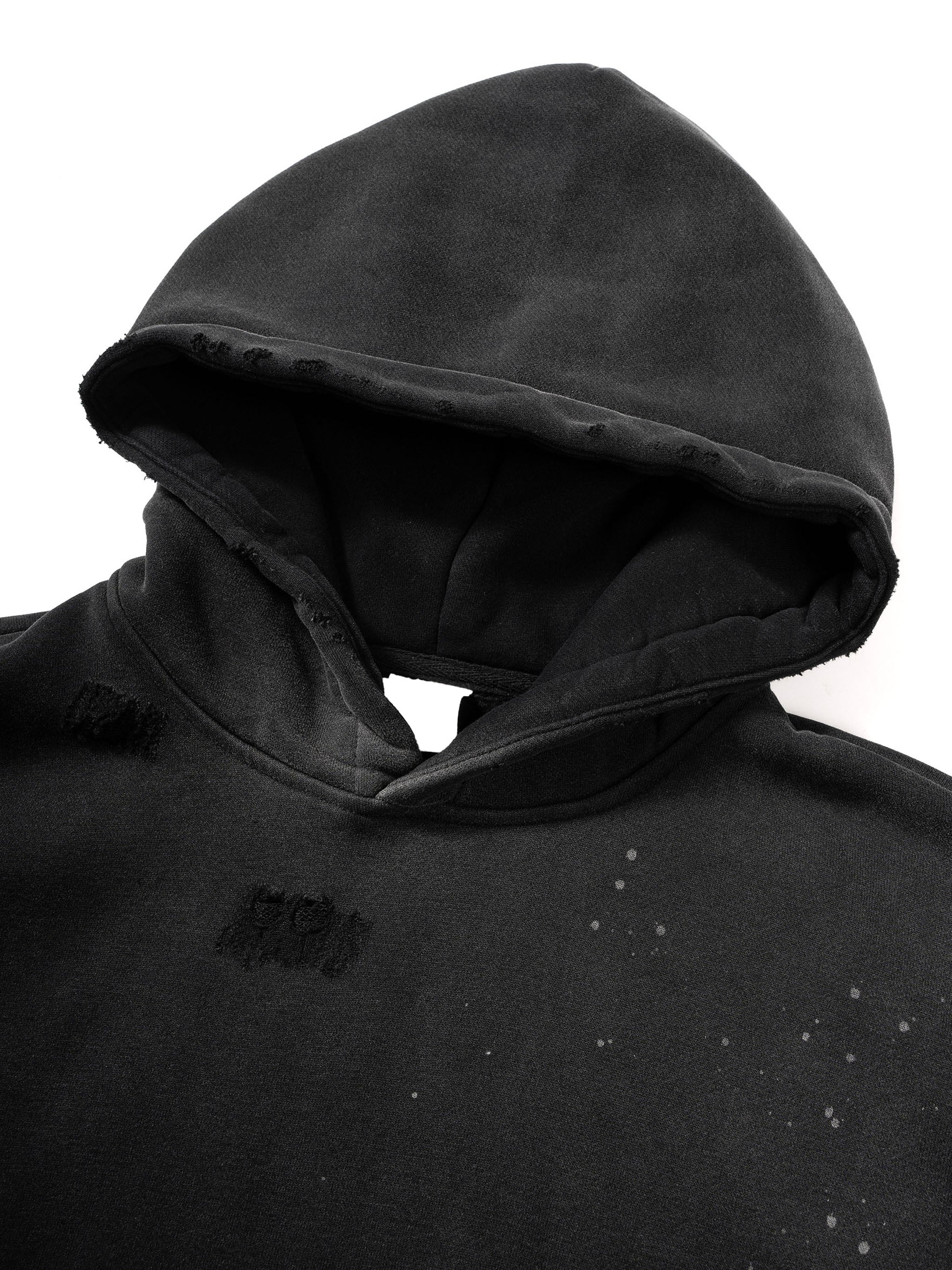 Gods Not A Trend Vintage Acid Washed Hoodie.